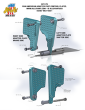 Load image into Gallery viewer, Pan American Adapter foot control plates