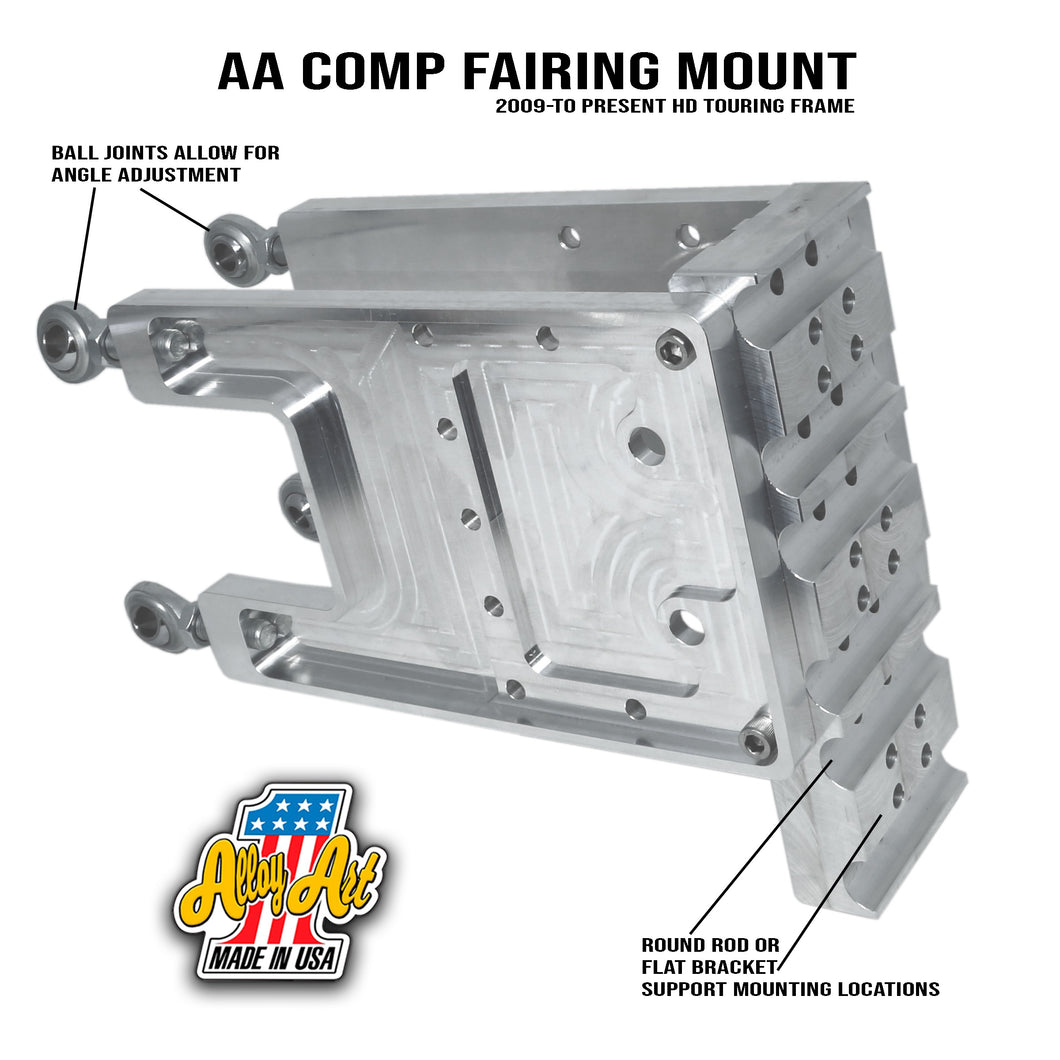 Bagger Frame Competition Fairing Mount
