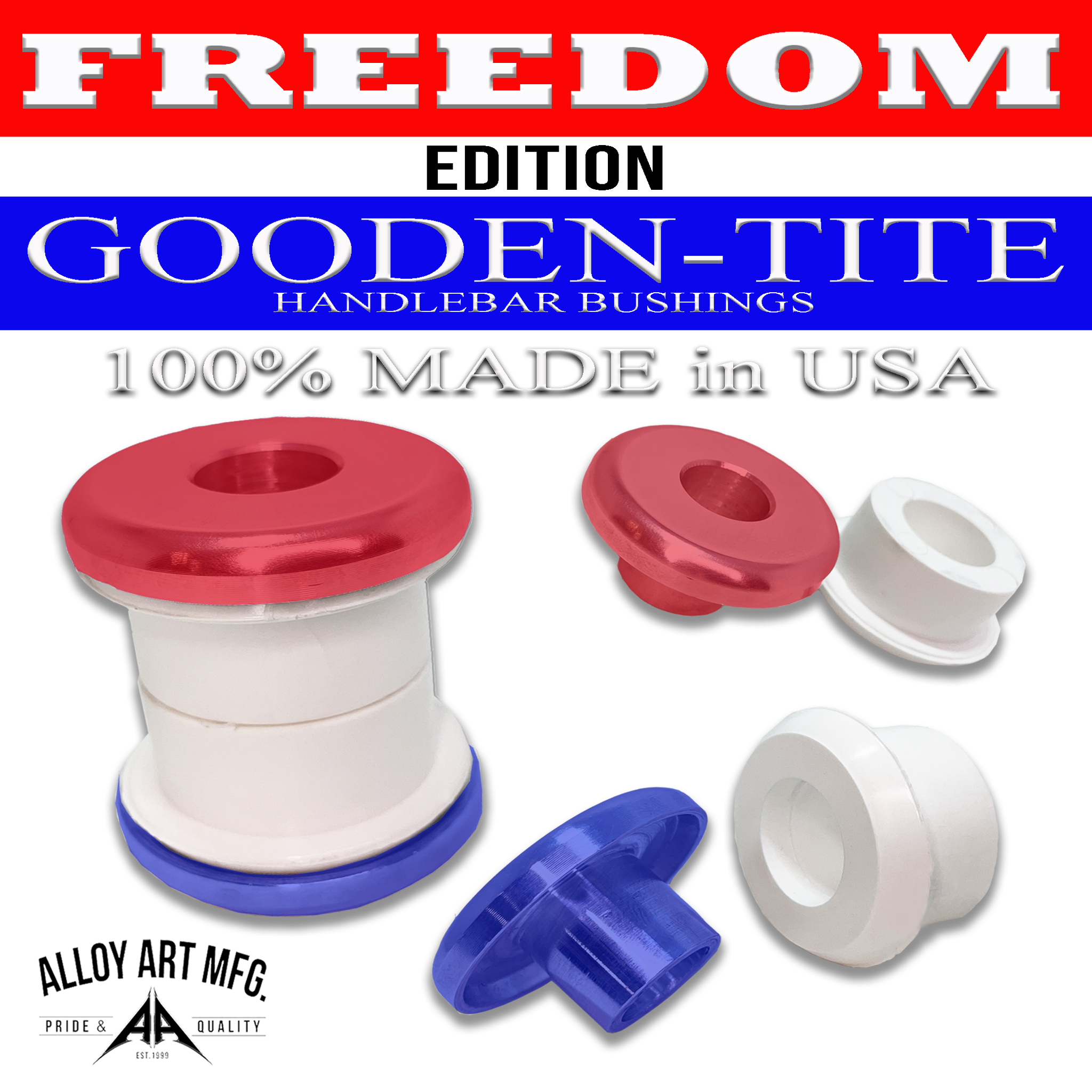 Gooden-Tite Handlebar Bushings for 2018-2025 Softail – Alloy Art